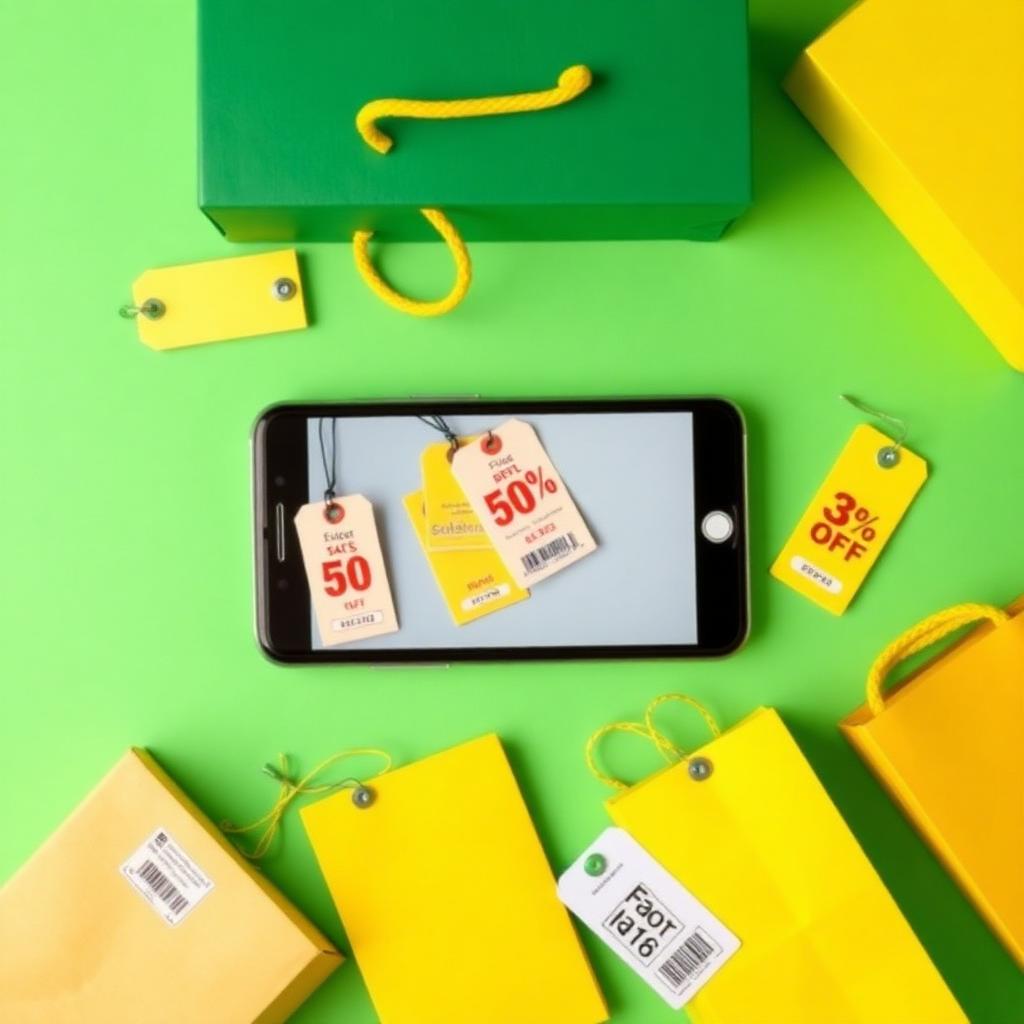 Ofertas de achadinhos da Shopee e Mercado Livre com etiquetas de desconto